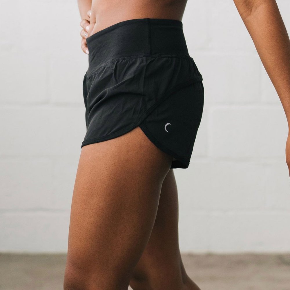 Zyia - Black Trainer Shorts
